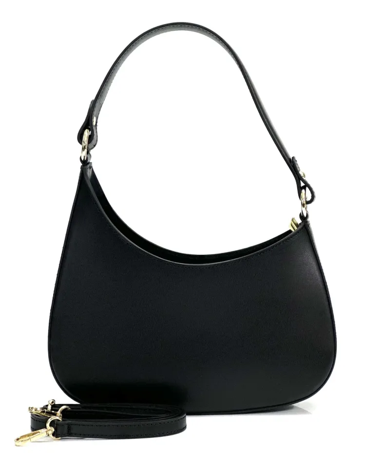 Luna – Blown Leather Bag With Two Shoulder Straps