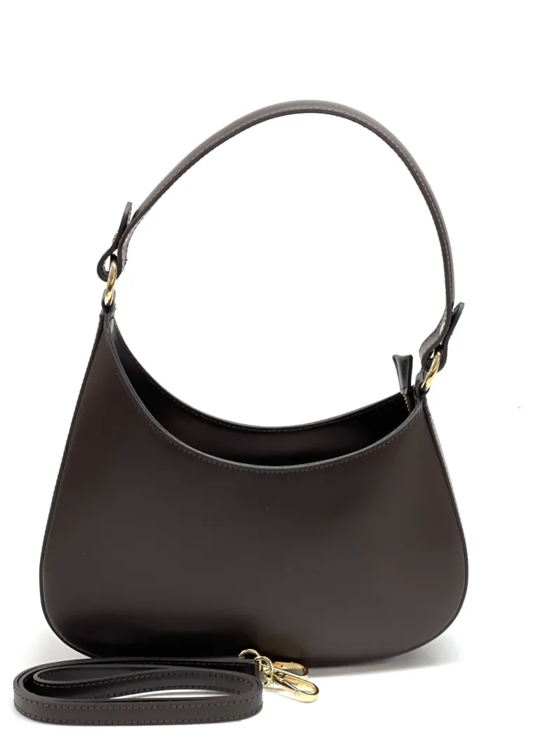 Luna – Blown Leather Bag With Two Shoulder Straps