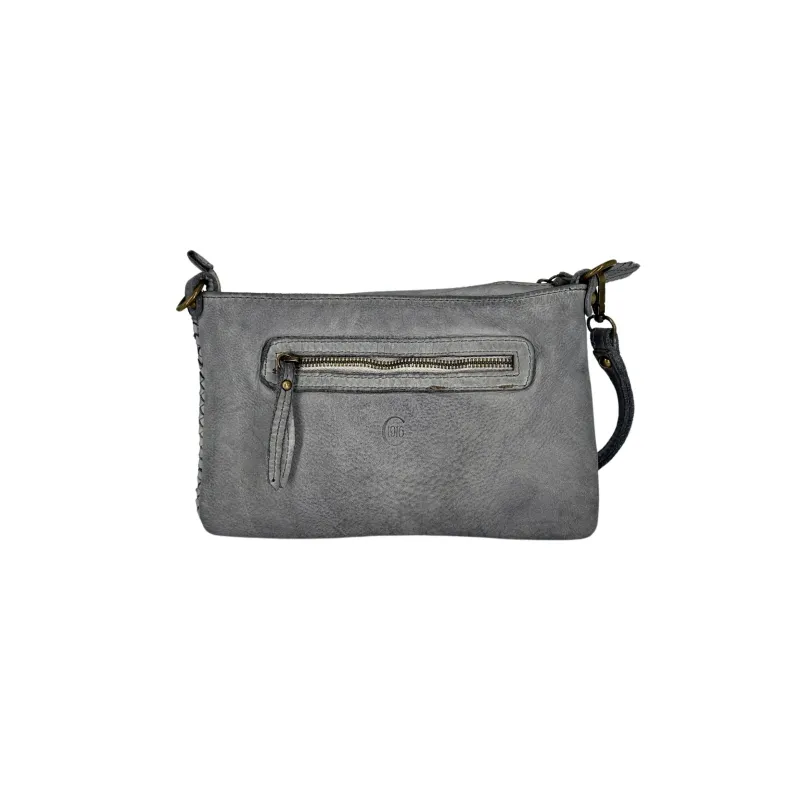 Marta – Woven Clutch Bag With Strap And Shoulder Strap