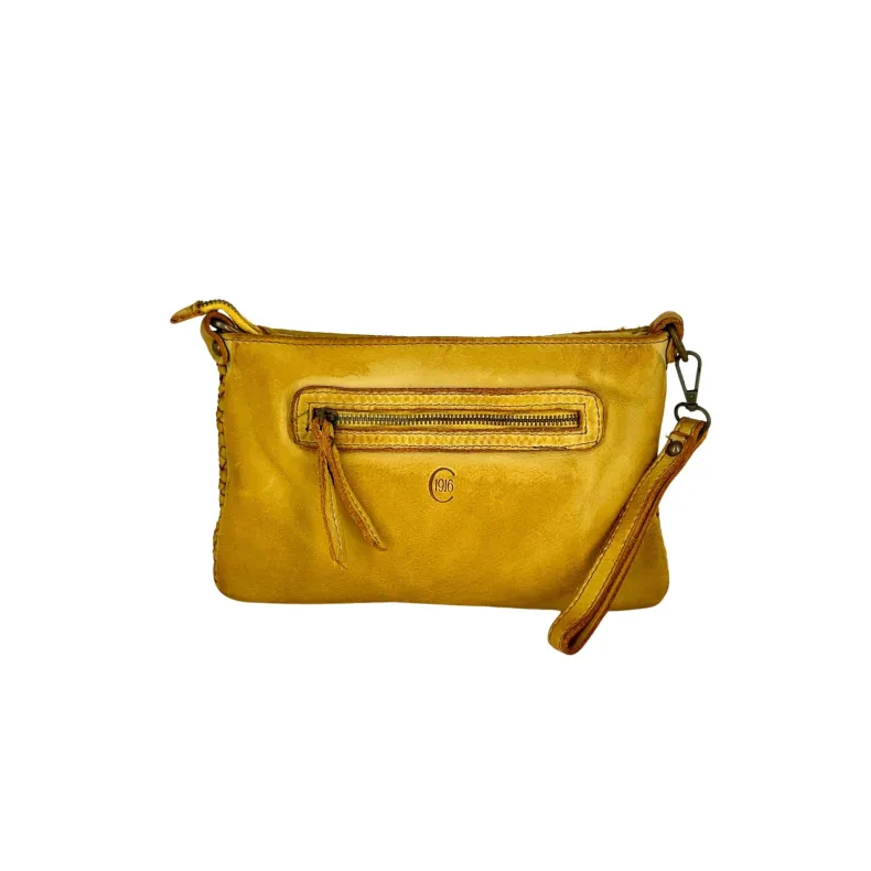 Marta – Woven Clutch Bag With Strap And Shoulder Strap