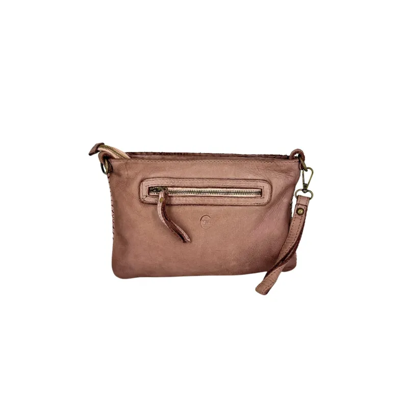 Marta – Woven Clutch Bag With Strap And Shoulder Strap