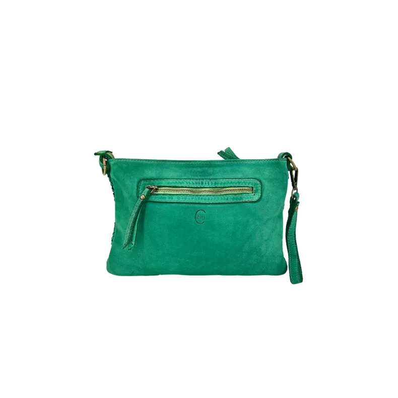 Marta – Woven Clutch Bag With Strap And Shoulder Strap