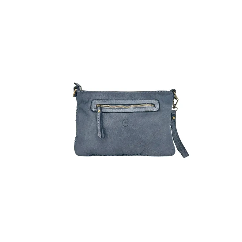 Marta – Woven Clutch Bag With Strap And Shoulder Strap