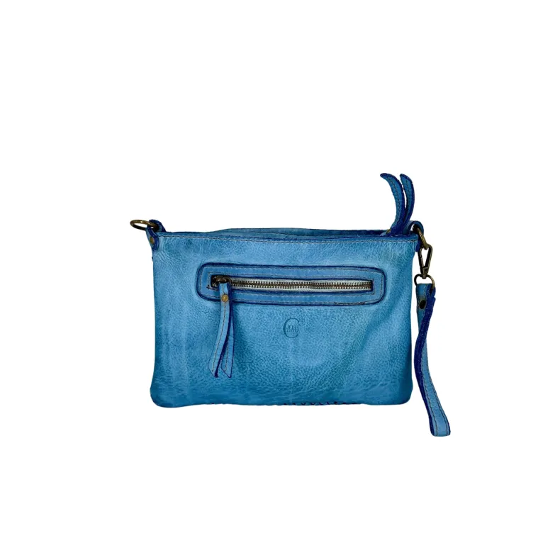 Marta – Woven Clutch Bag With Strap And Shoulder Strap