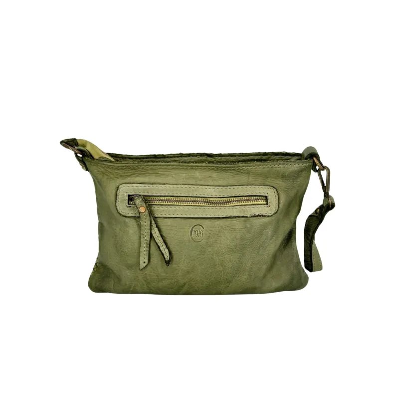 Marta – Woven Clutch Bag With Strap And Shoulder Strap