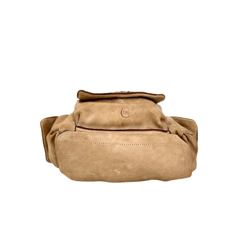 Matilde – Handcrafted Backpack With Woven Flaps