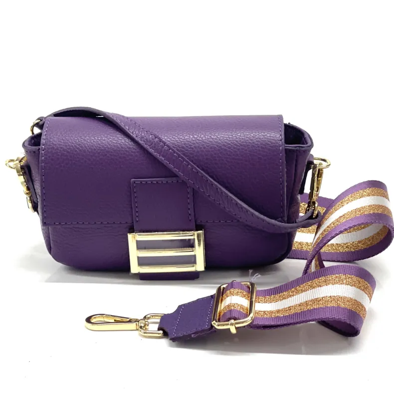 Minibag With Double Fabric Shoulder Strap
