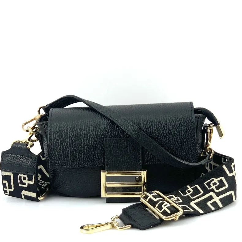 Minibag With Double Fabric Shoulder Strap