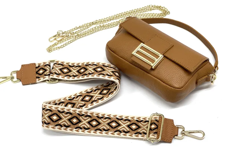 Minibag With Double Fabric Shoulder Strap