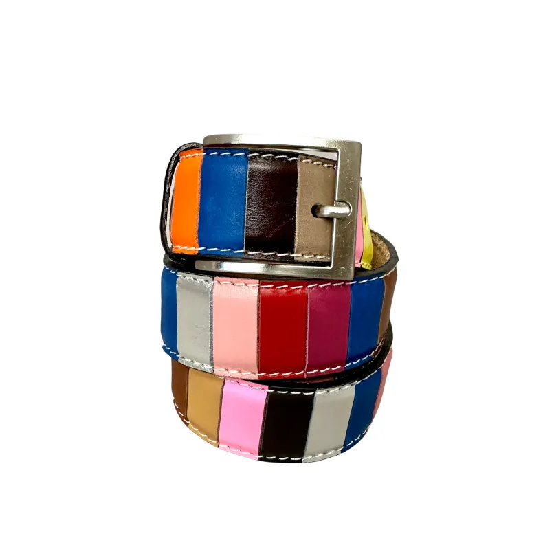 Mix 2 – Multicolor Leather Belt