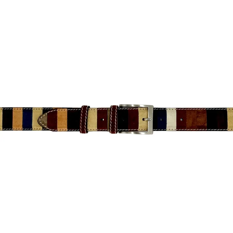 Mix 6/6 – Multicolor Nubuck Belt