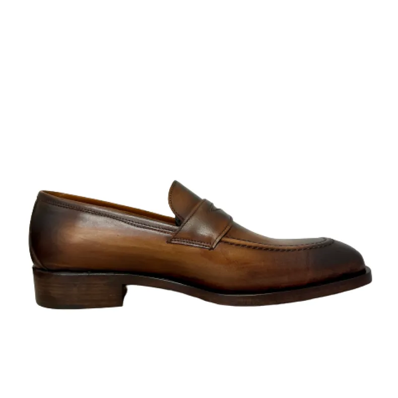 Moccasin Mod. Brown Brushed College – Luxury Collection