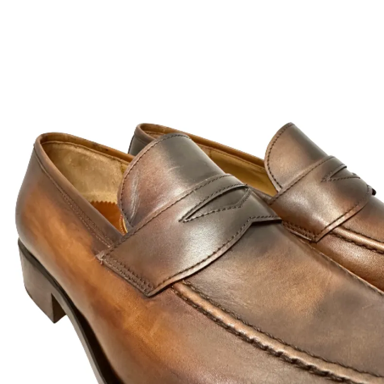 Moccasin Mod. Brown Brushed College – Luxury Collection