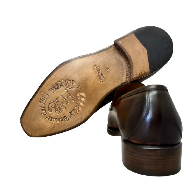 Moccasin Mod. Brown Brushed College – Luxury Collection