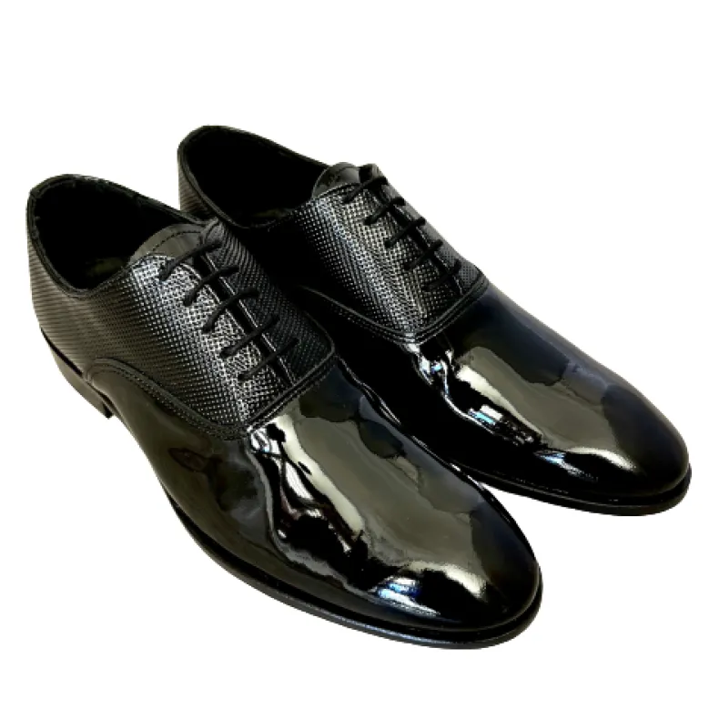 Oxford In Black Patent Stitched Blake