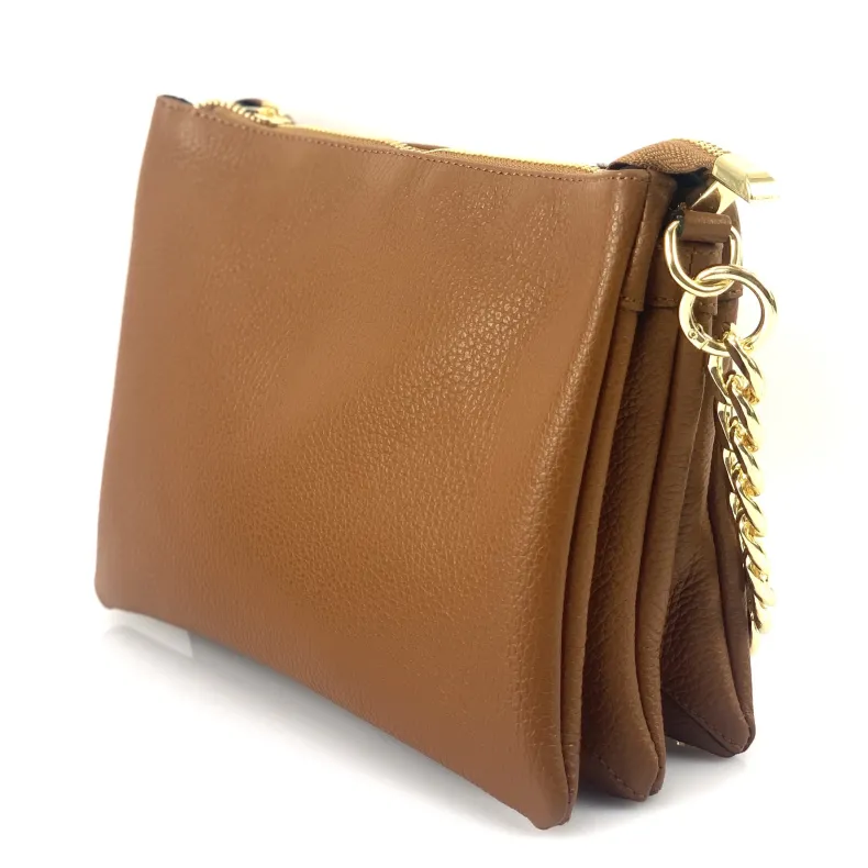 Perla Small – Clutch With Three Compartments And Chain