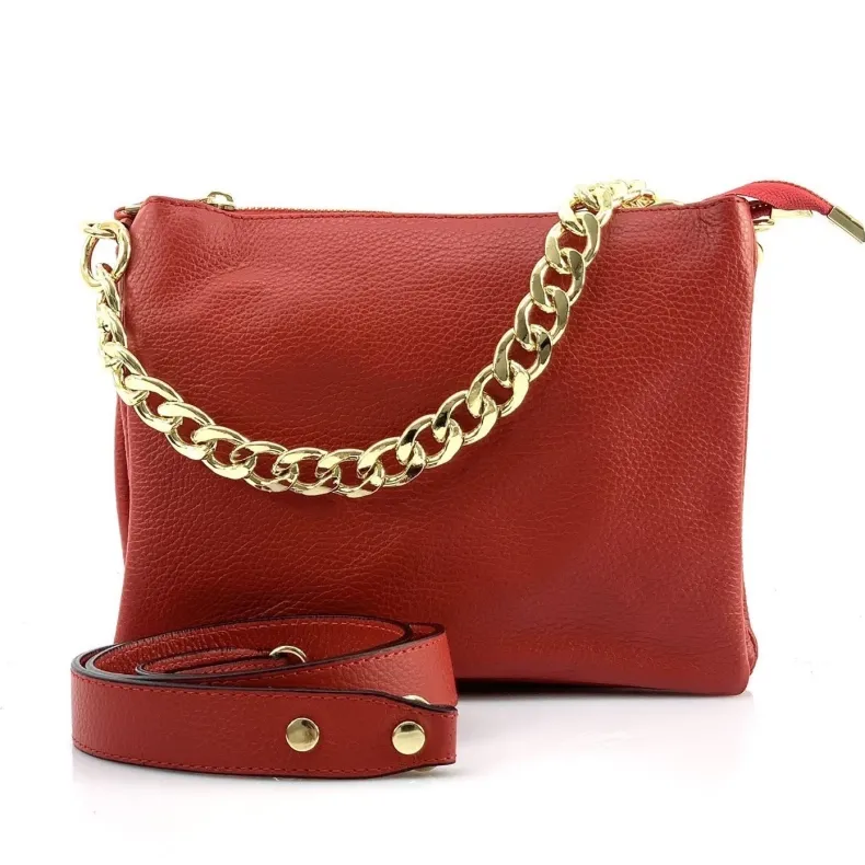 Perla Small – Clutch With Three Compartments And Chain