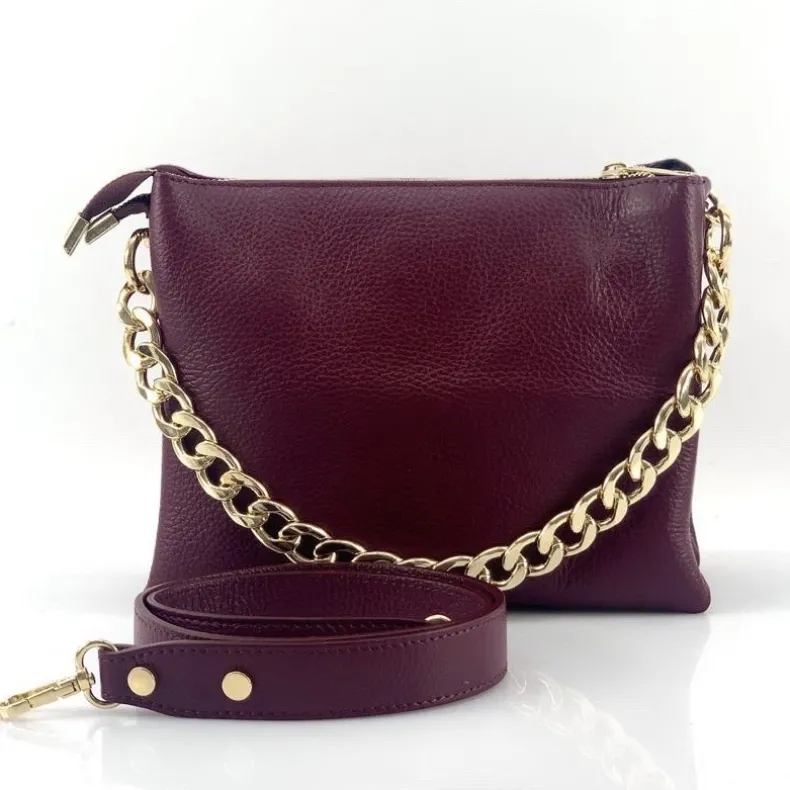 Perla Small – Clutch With Three Compartments And Chain