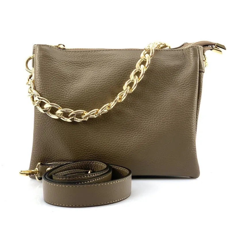 Perla Small – Clutch With Three Compartments And Chain
