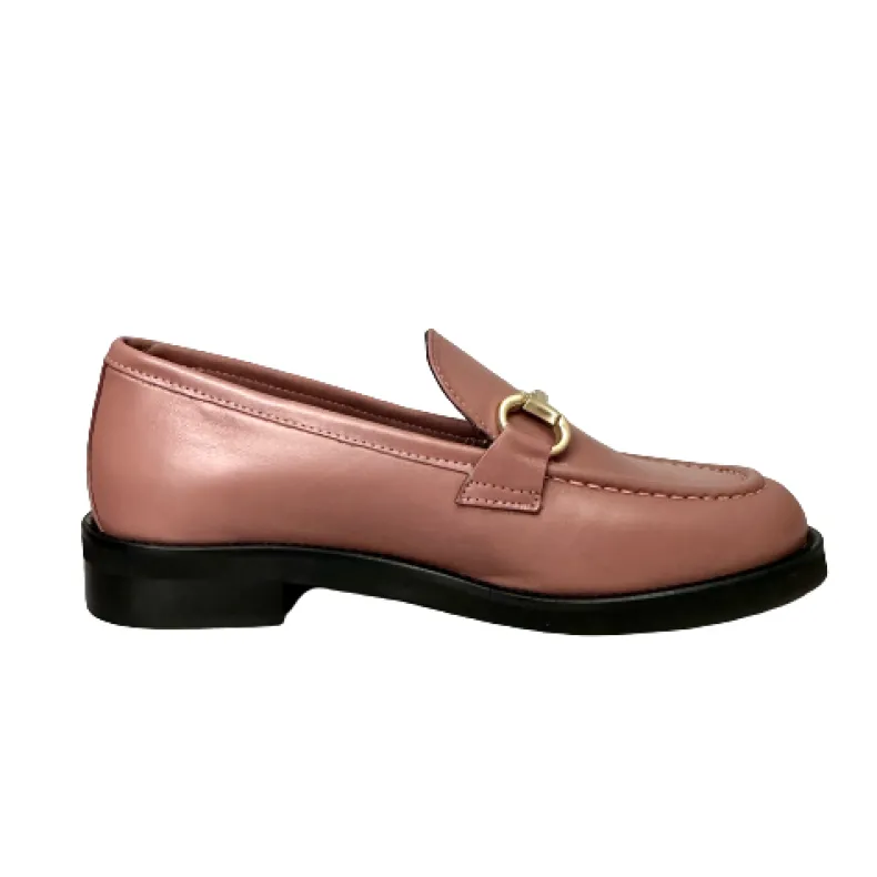 Pink Leather Moccasin With PFV Clamp