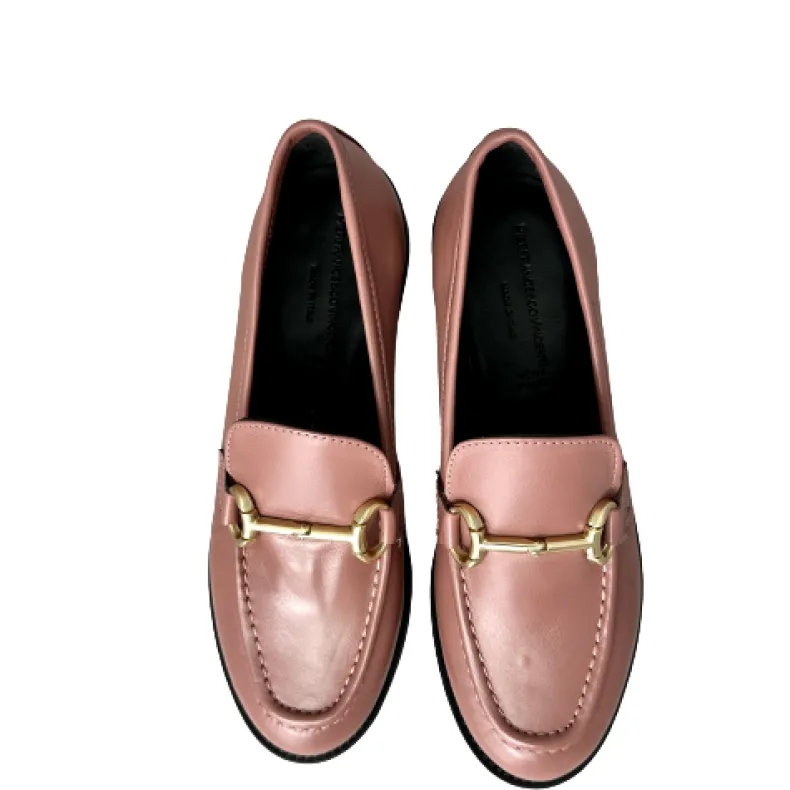 Pink Leather Moccasin With PFV Clamp