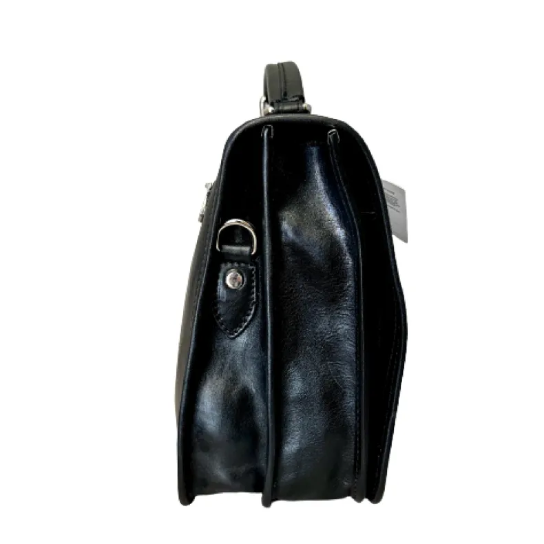 Professional Leather Briefcase With Twist Locks