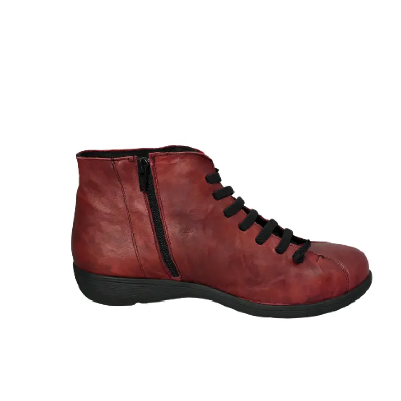 Red Leather Sneaker
