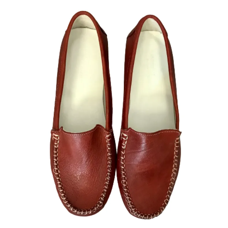 Red Wrinkled Moccasin