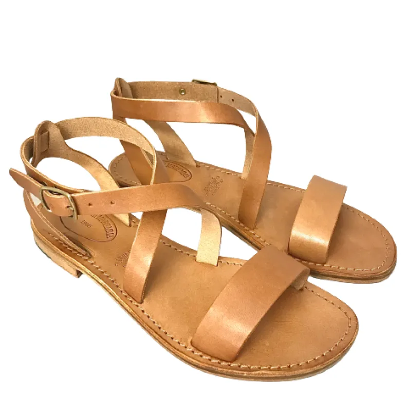 Sandal In Burnt Leather Mod. 6807