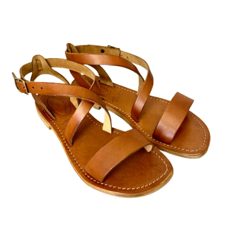 Sandal In Burnt Leather Mod. 6807