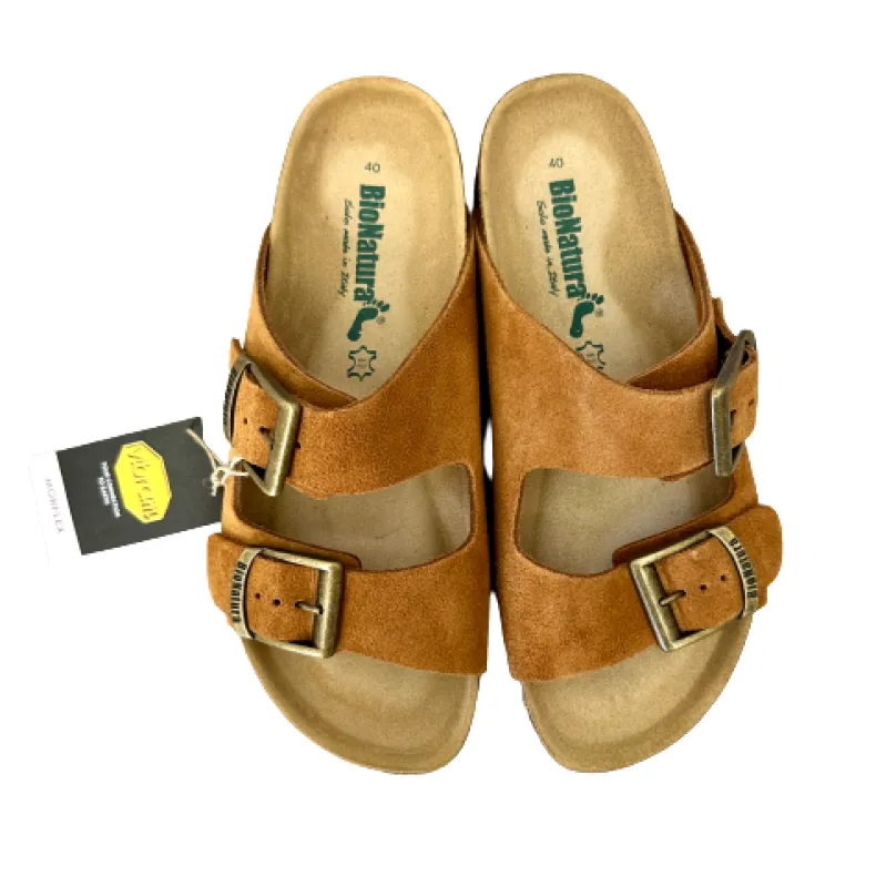 Slipper Bionatura Suede Brandy Vibram