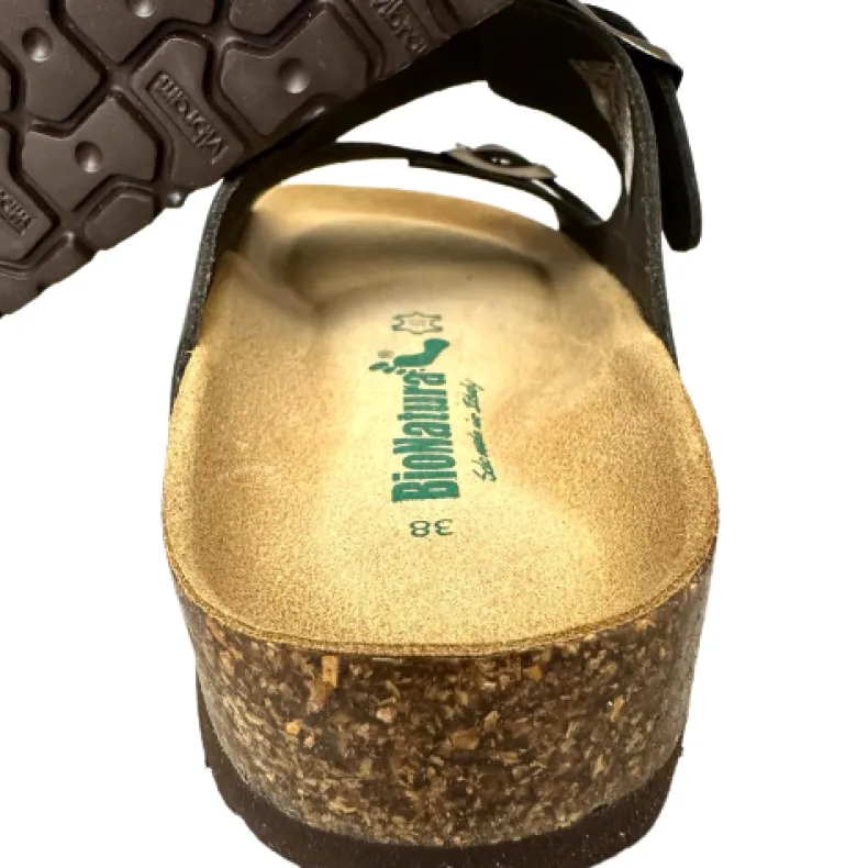 Slipper Bionatura Dark Brown Nubuck Vibram