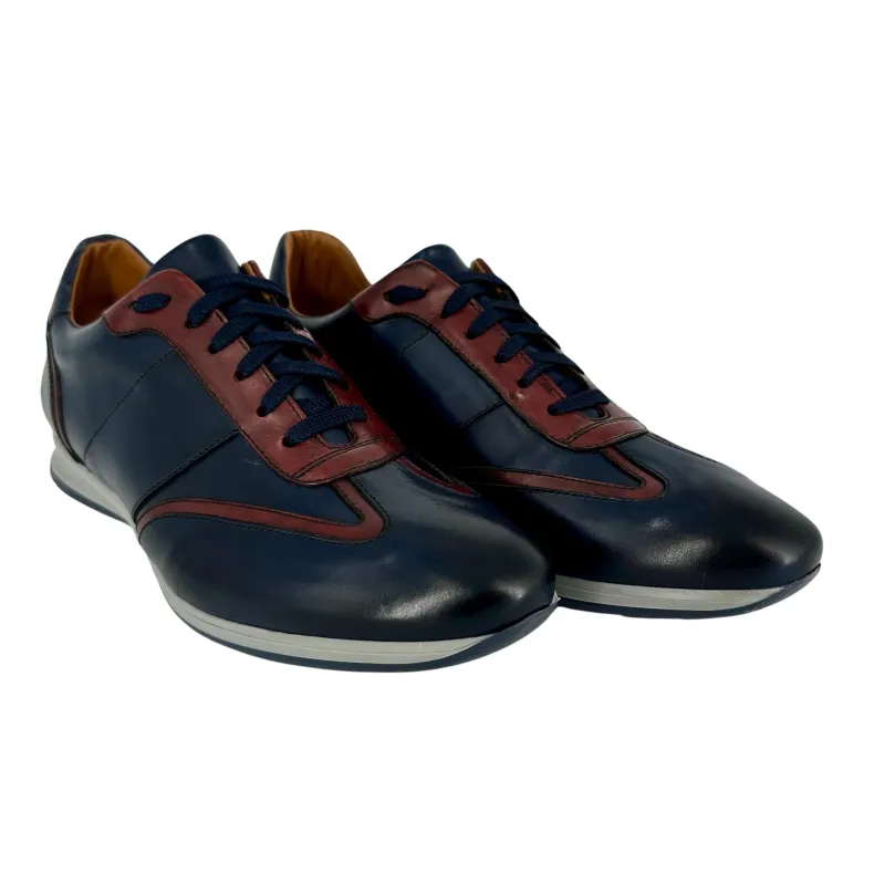 Sneaker 43 – Blue And Burgundy