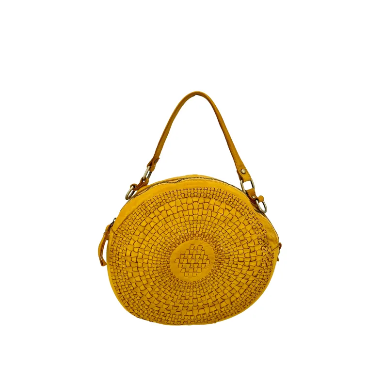 Sole Small – Round Woven Bag