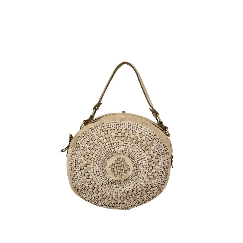 Sole Small – Round Woven Bag
