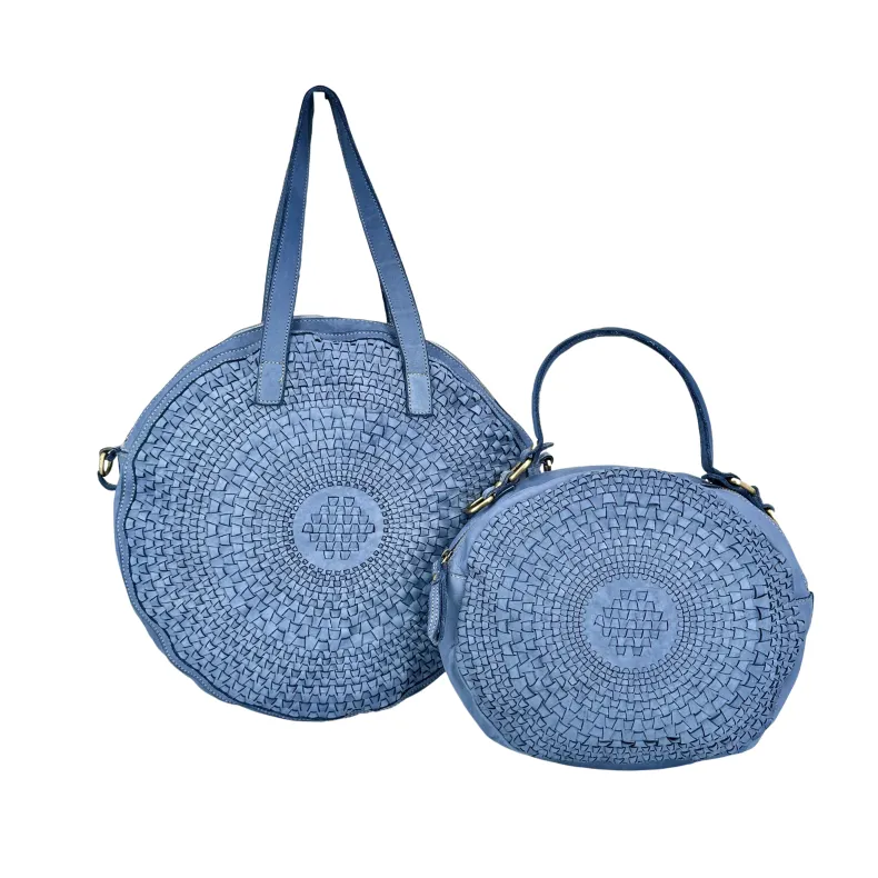 Sole Small – Round Woven Bag