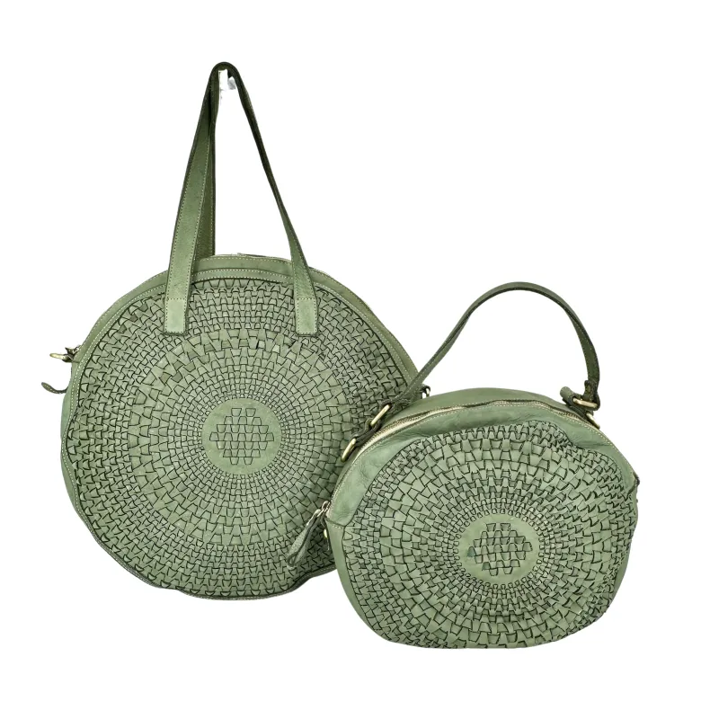 Sole Small – Round Woven Bag
