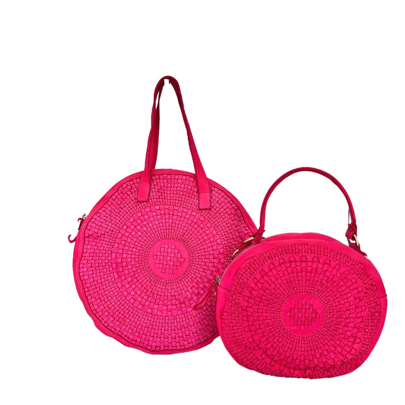 Sole Small – Round Woven Bag