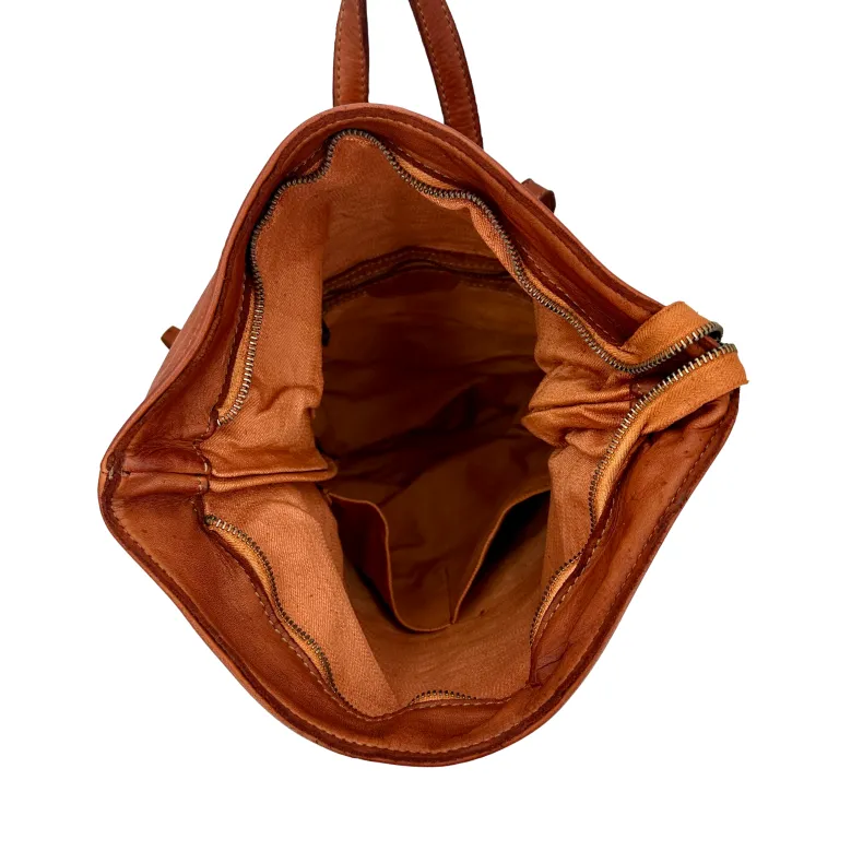 TURIN – Handcrafted Washed Leather Backpack