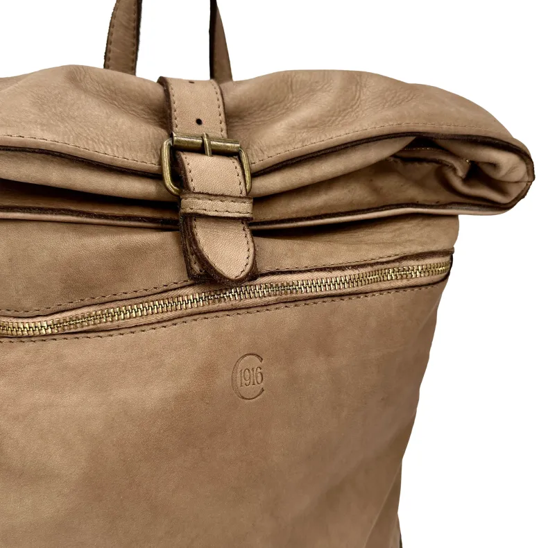 TURIN – Handcrafted Washed Leather Backpack