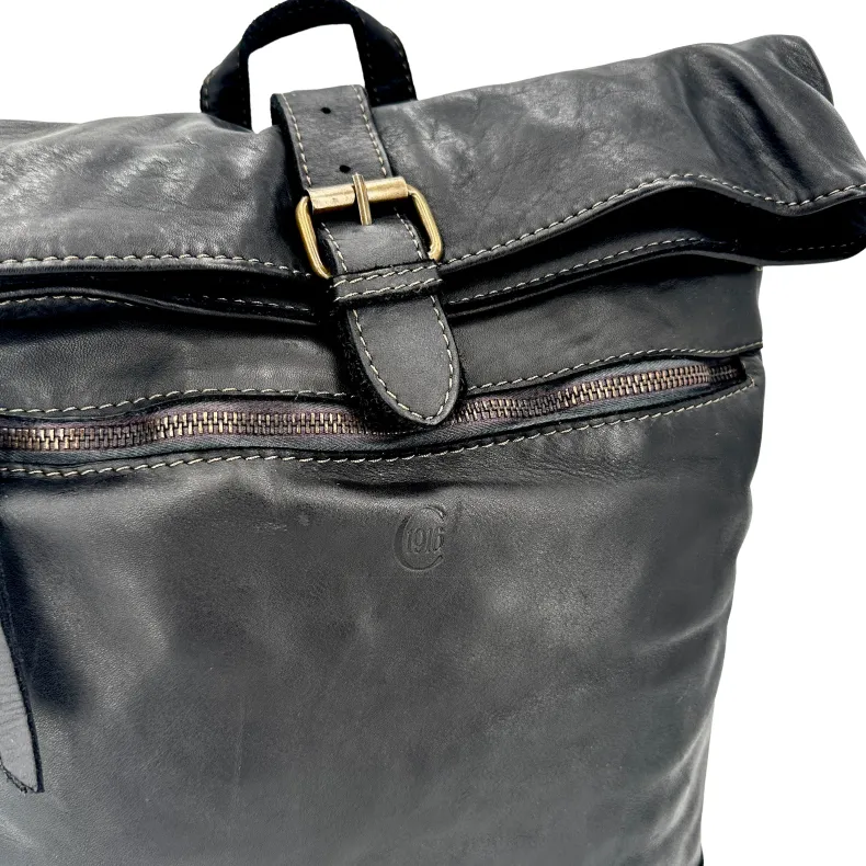 TURIN – Handcrafted Washed Leather Backpack