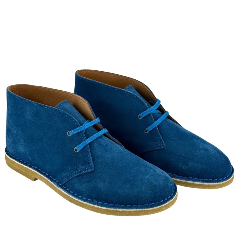 Turquoise Ankle Boot With Leather Interior