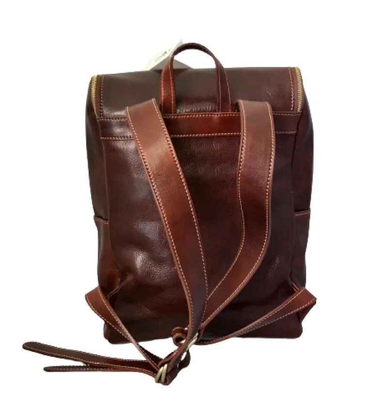 Unisex Handcrafted Backpack With Carabiner