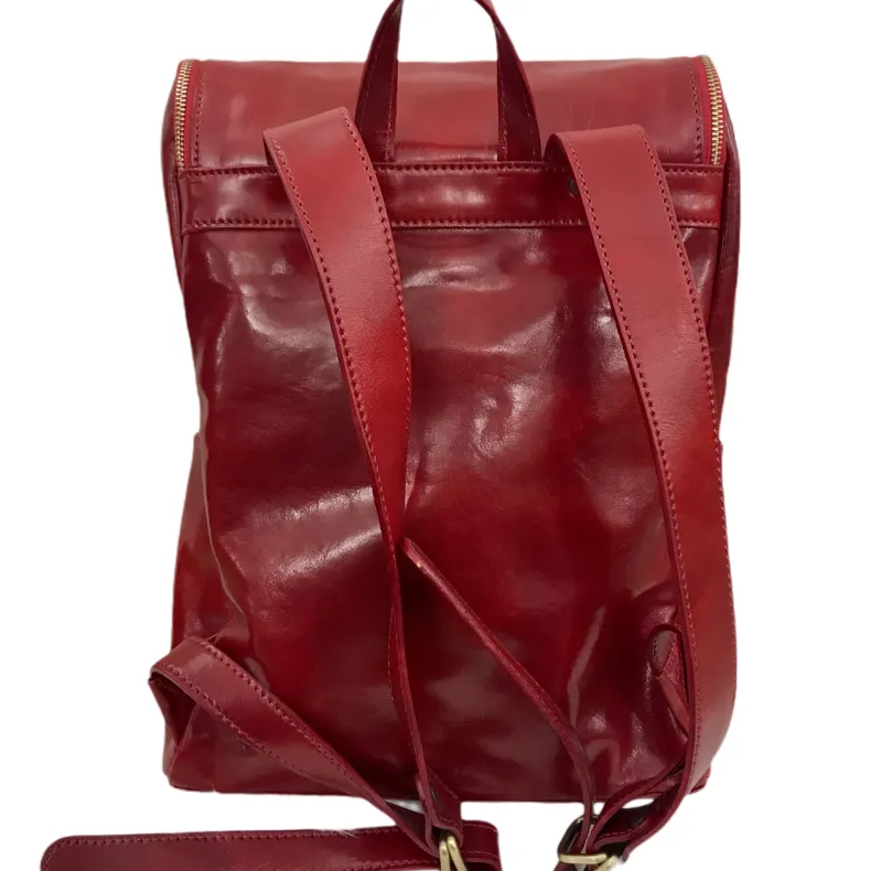 Unisex Handcrafted Backpack With Carabiner