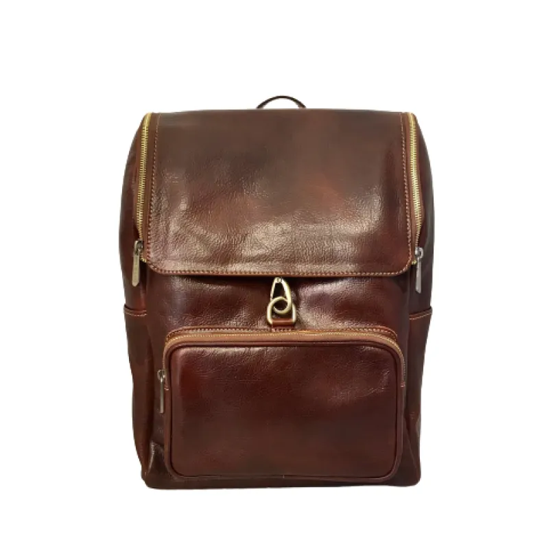 Unisex Handcrafted Backpack With Carabiner