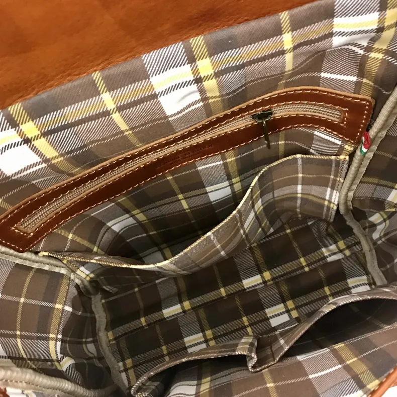 Unisex Handcrafted Backpack With Carabiner