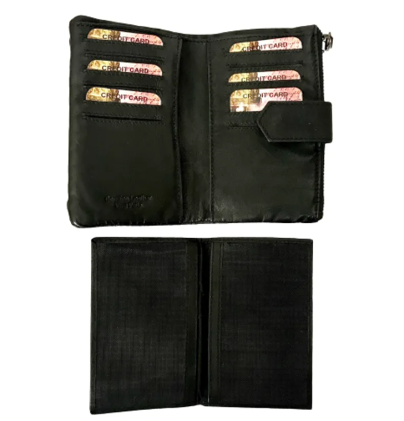 Wallet In Quilted Leather