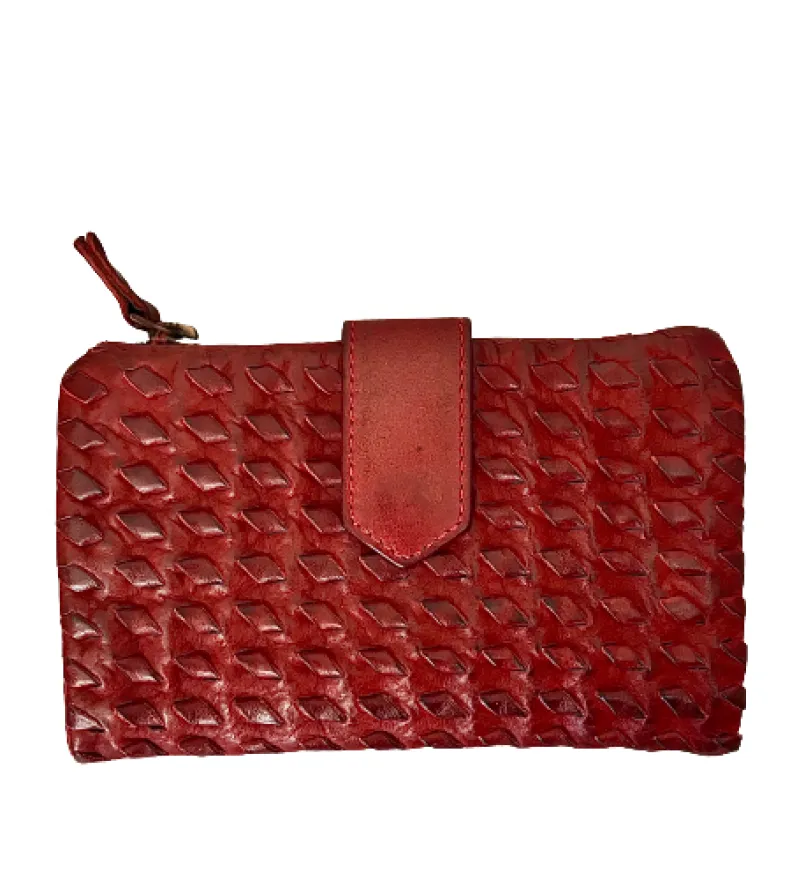 Wallet In Quilted Leather