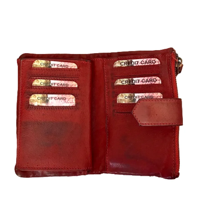 Wallet In Quilted Leather