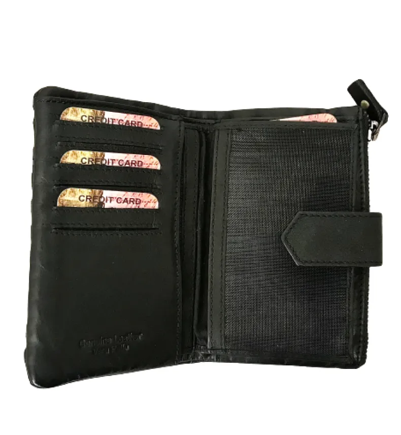 Wallet In Quilted Leather